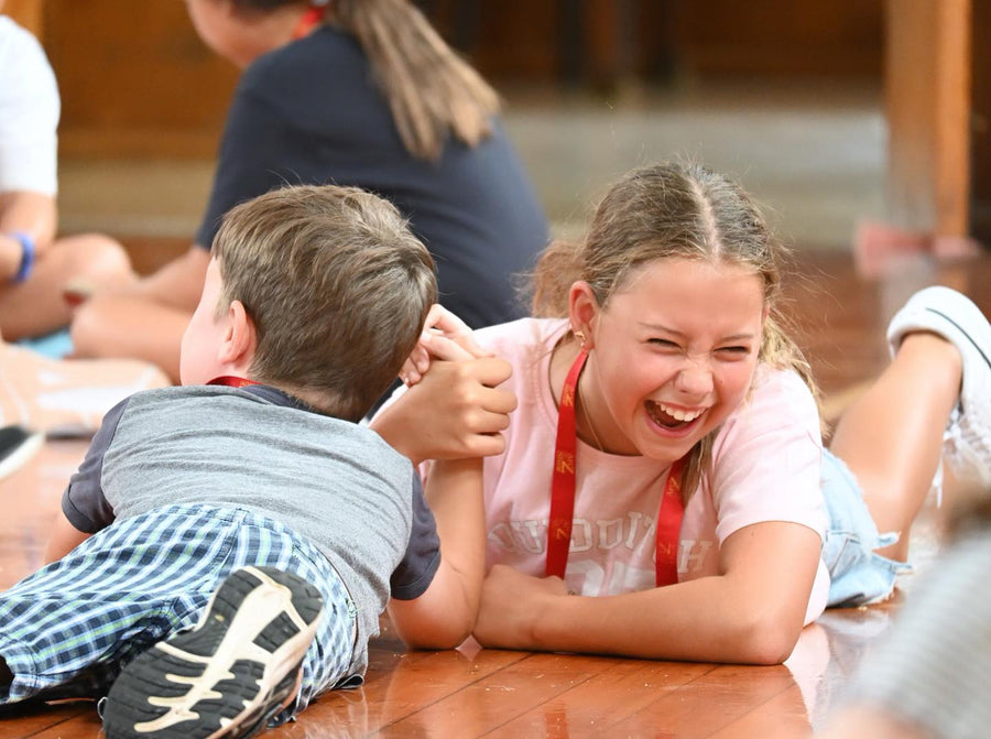 Kids laughing at Artz On Show Workshop